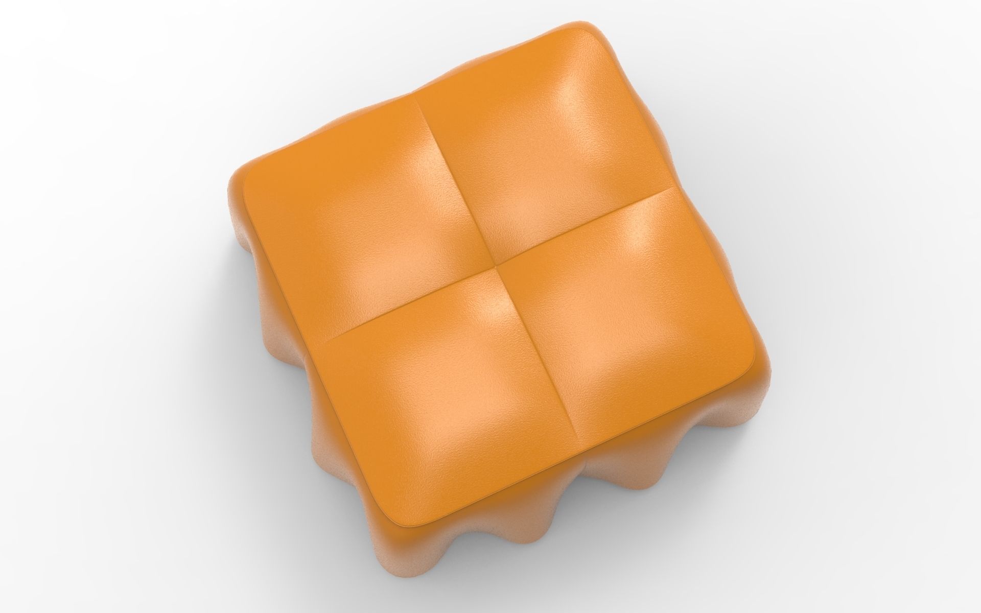 Moj Pouf Low-poly 3D model_3