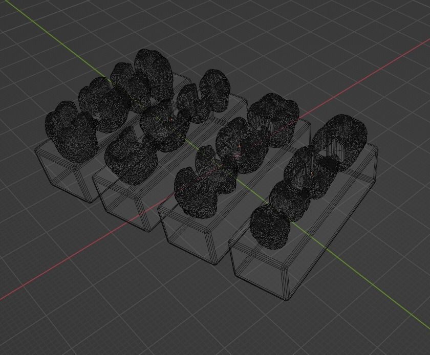 Platform teeth for students 3D print model_14