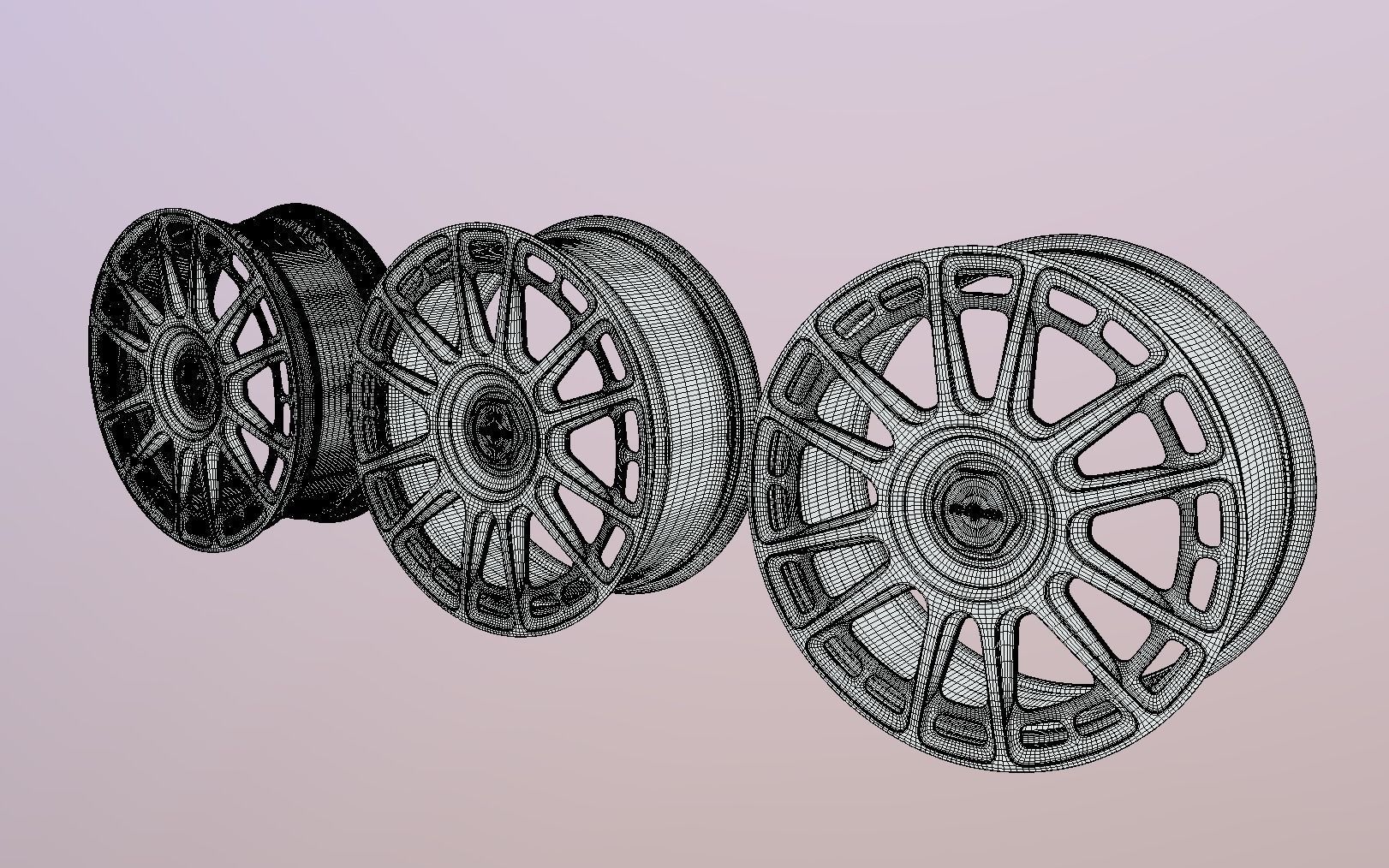 Wheel Rotiform OZR Schwarz Rim 3D model_1