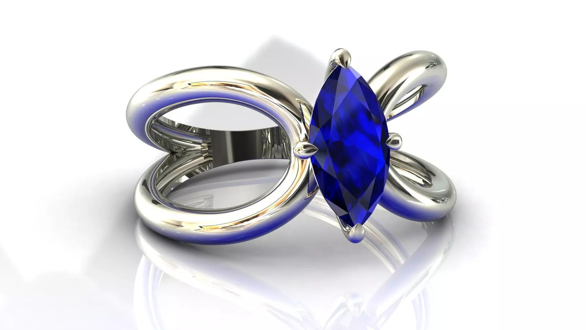 princess ring 3D print model_0