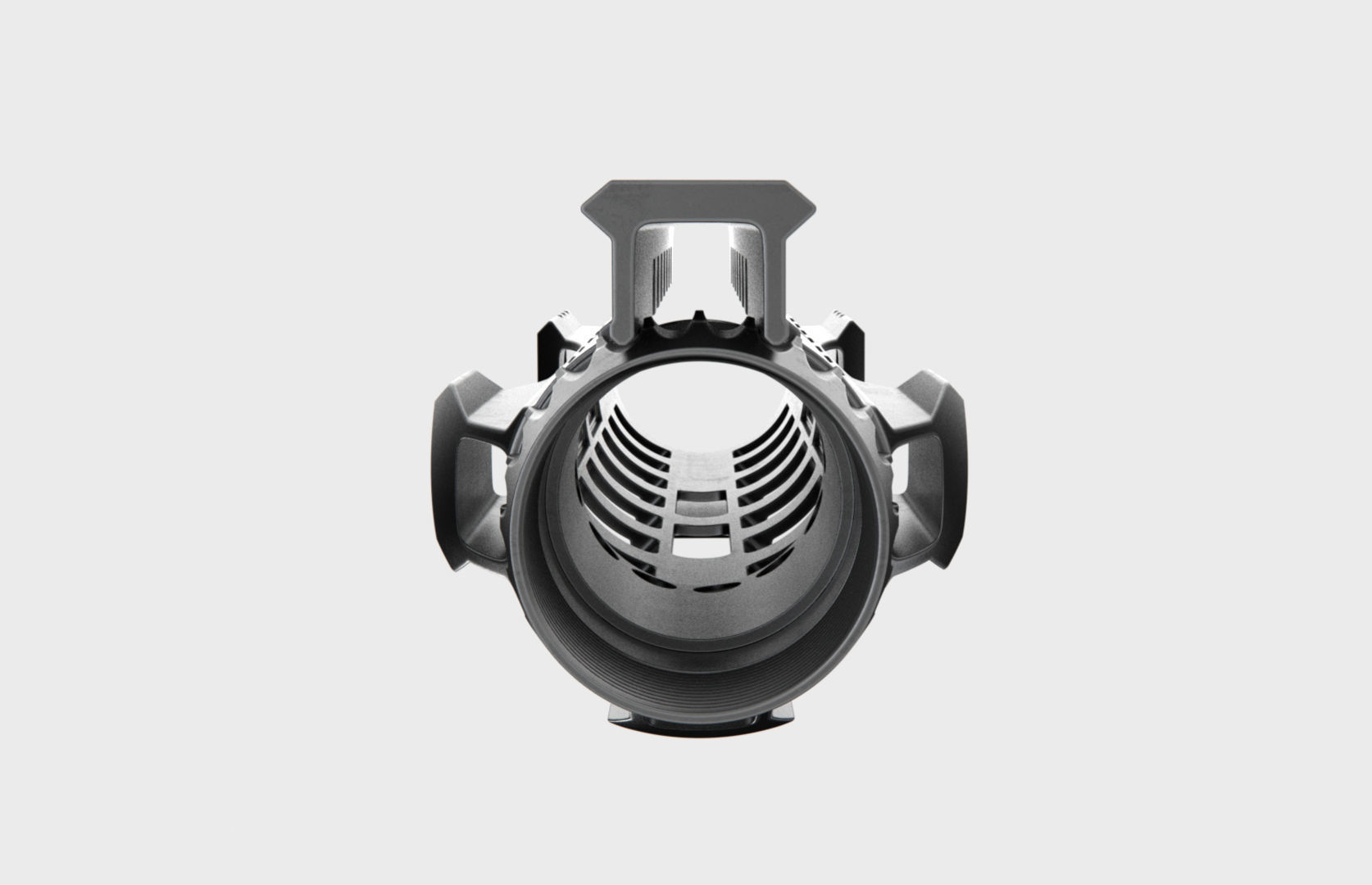 Handguard night rail - highpoly - NATO - AR15 - M4A1 3D model_8