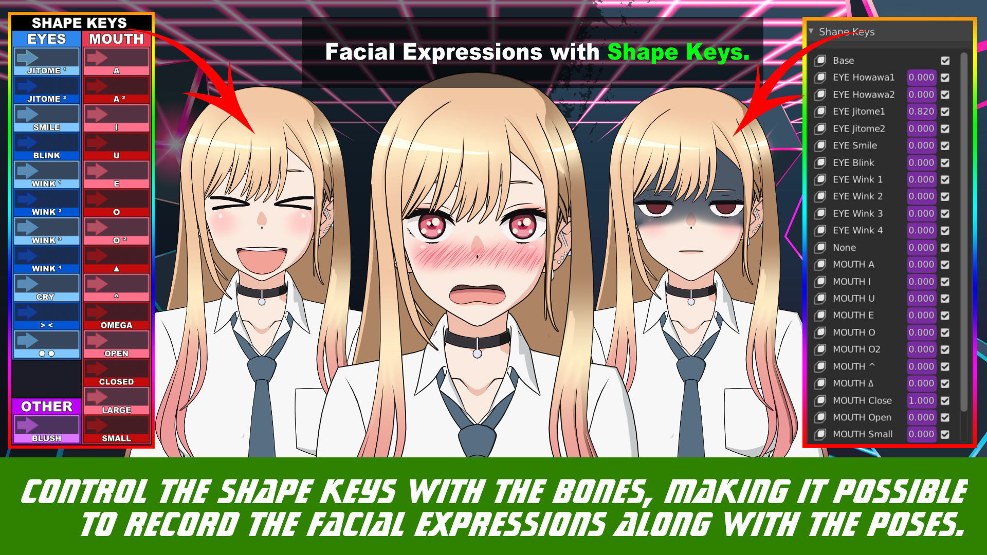 Marin Kitagawa - My Dress Up Darling - 3D Model Blender Low-poly 3D model_5