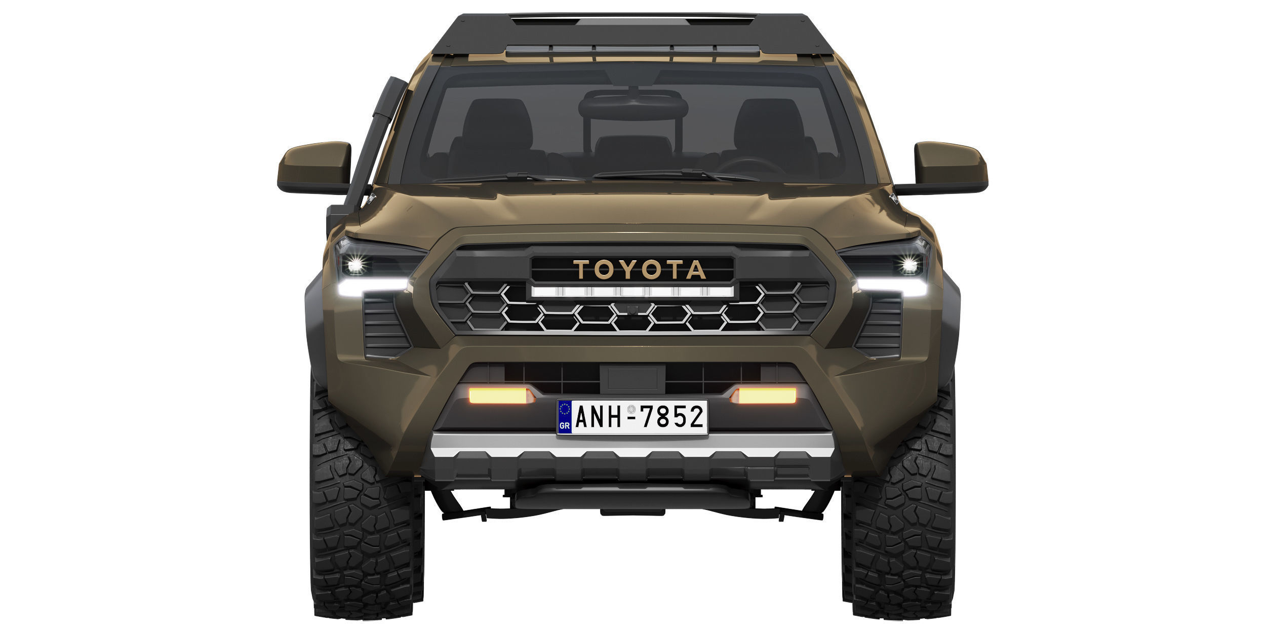 Toyota Tacoma Trailhunter 2024 3D model_6