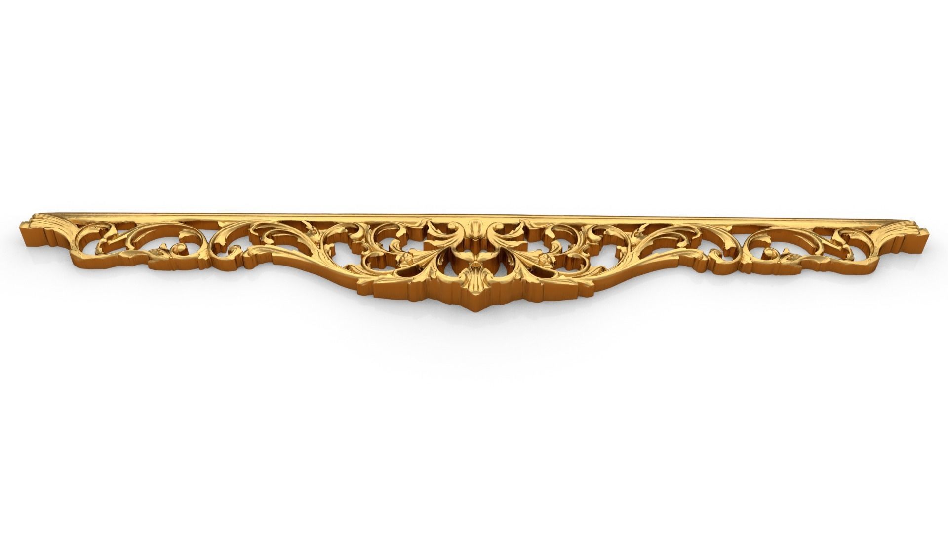 Classic carved decor ornament 389 3D model_3