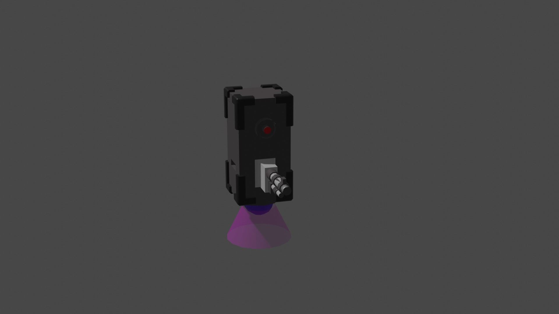 Low Poly Drone  Low-poly 3D model_2