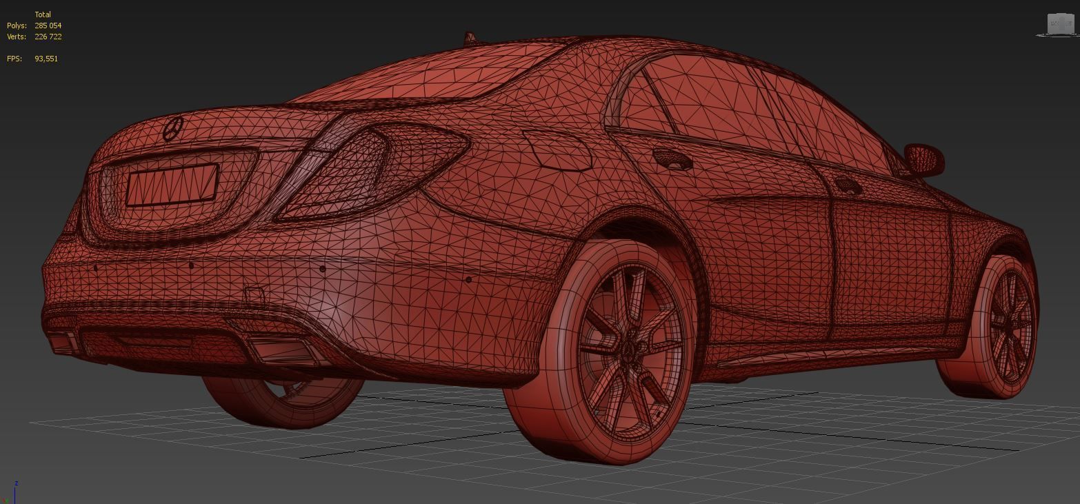 Mercedes-Benz S-Class AMG 2014 3D model_4