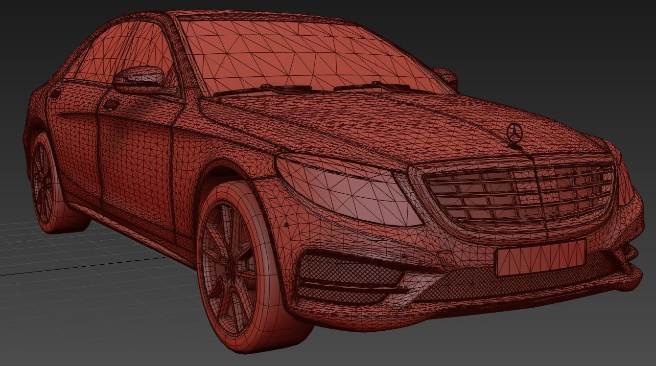 Mercedes-Benz S-Class AMG 2014 3D model_8