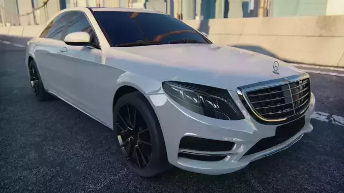 Mercedes-Benz S-Class AMG 2014 3D model