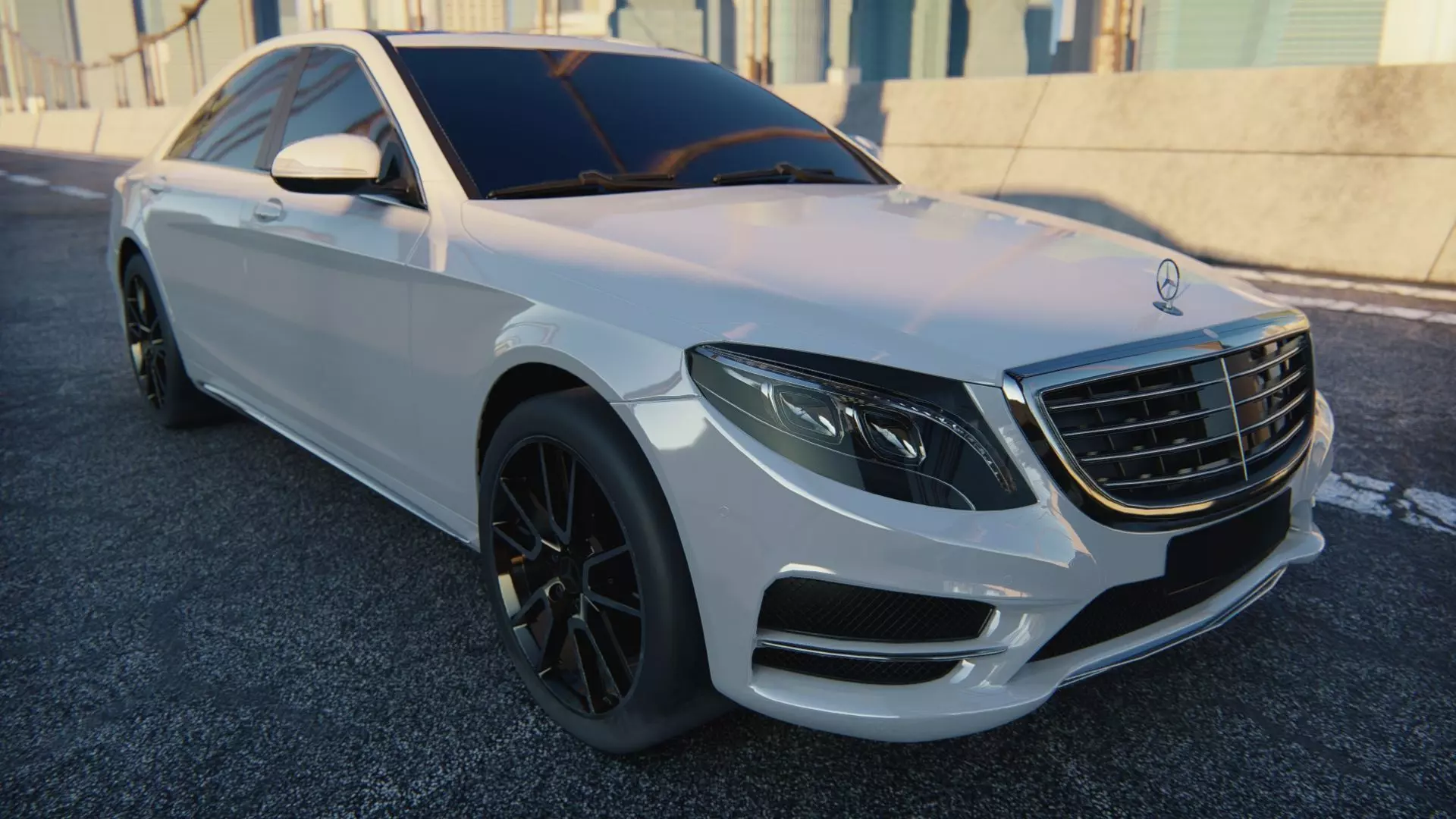Mercedes-Benz S-Class AMG 2014 3D model_0