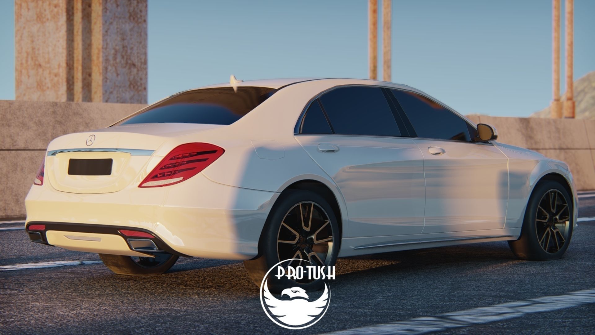 Mercedes-Benz S-Class AMG 2014 3D model_1