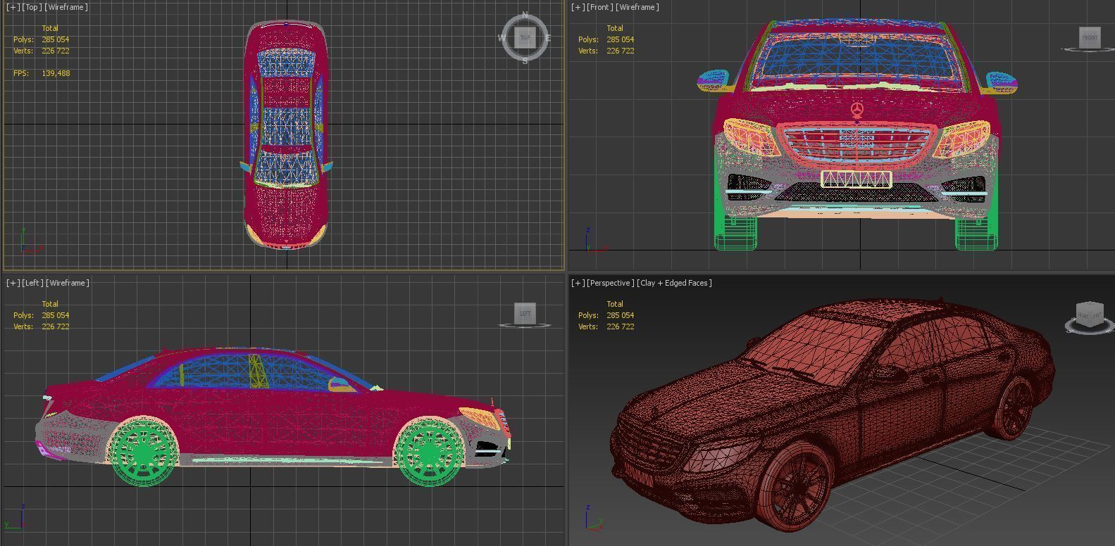 Mercedes-Benz S-Class AMG 2014 3D model_2