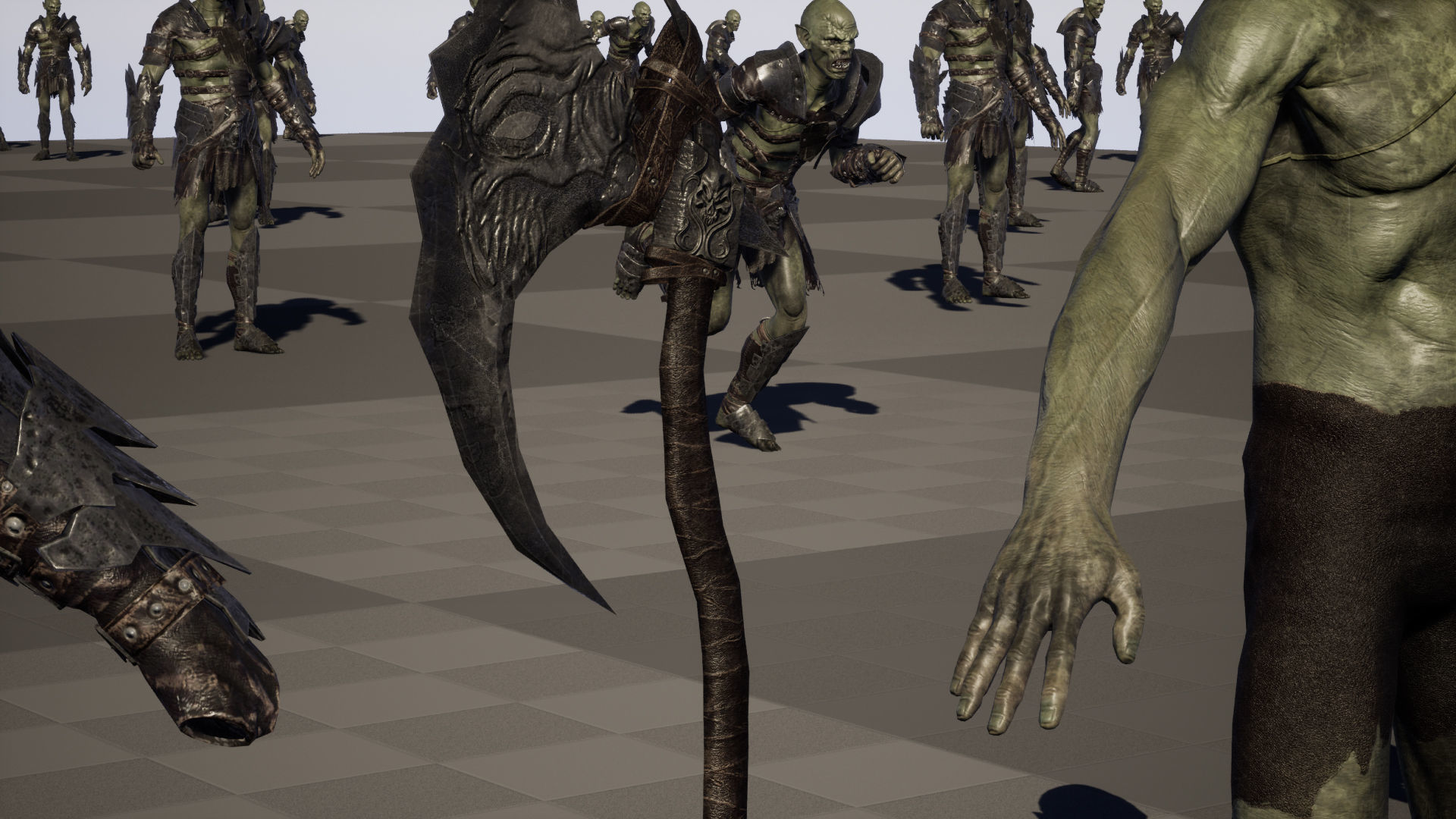 SkinnyOrc5 Low-poly 3D model_36