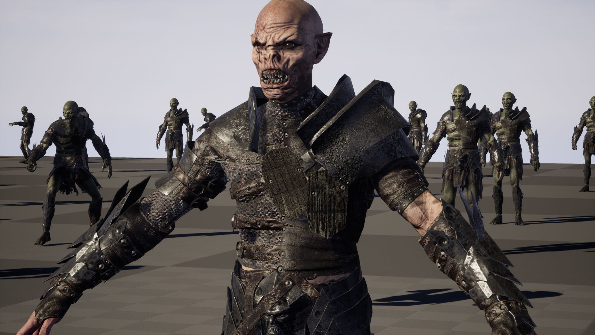 SkinnyOrc5 Low-poly 3D model_33