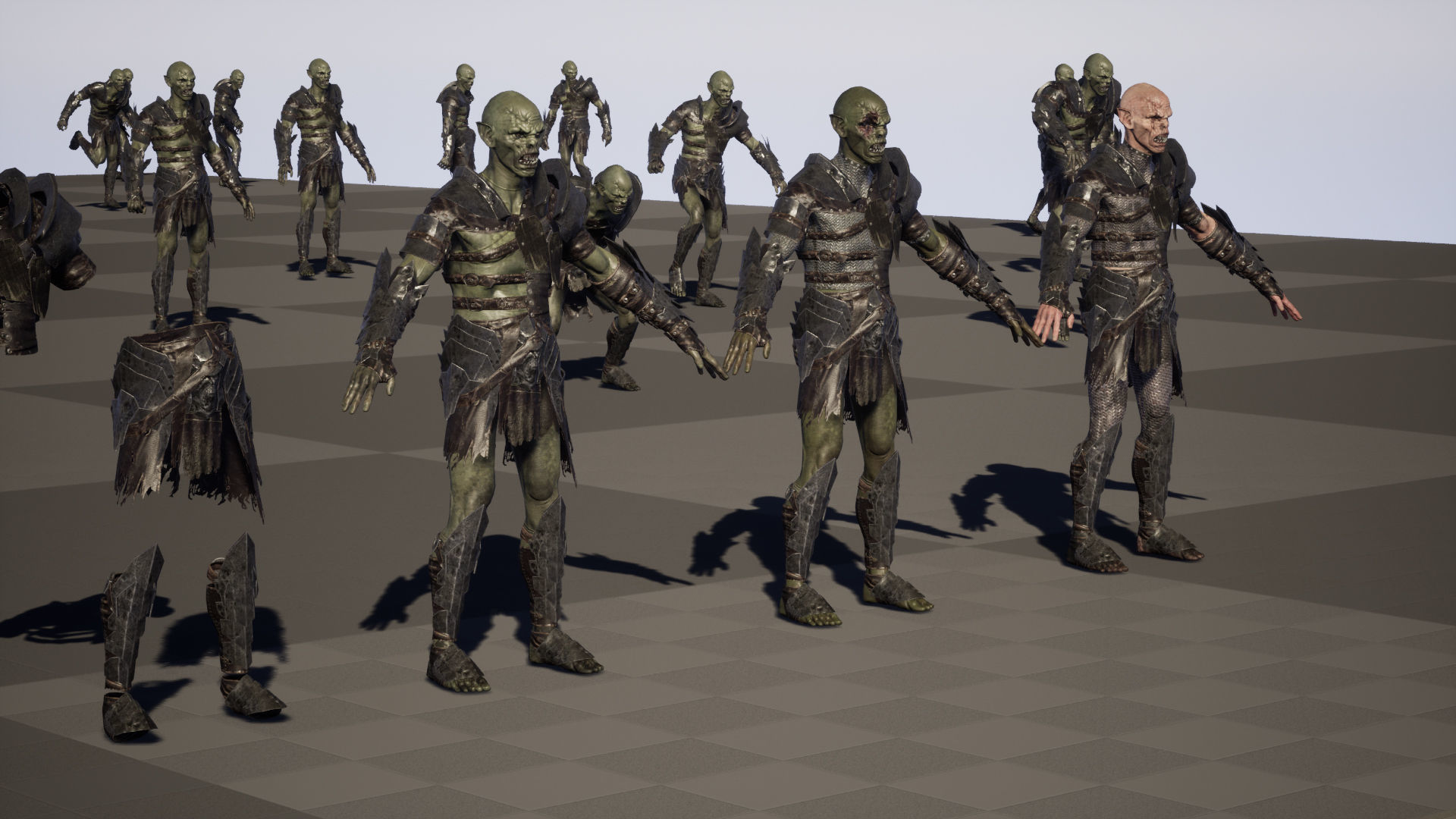 SkinnyOrc5 Low-poly 3D model_38