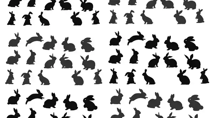 Bunny Rabbit Silhouette Symbol