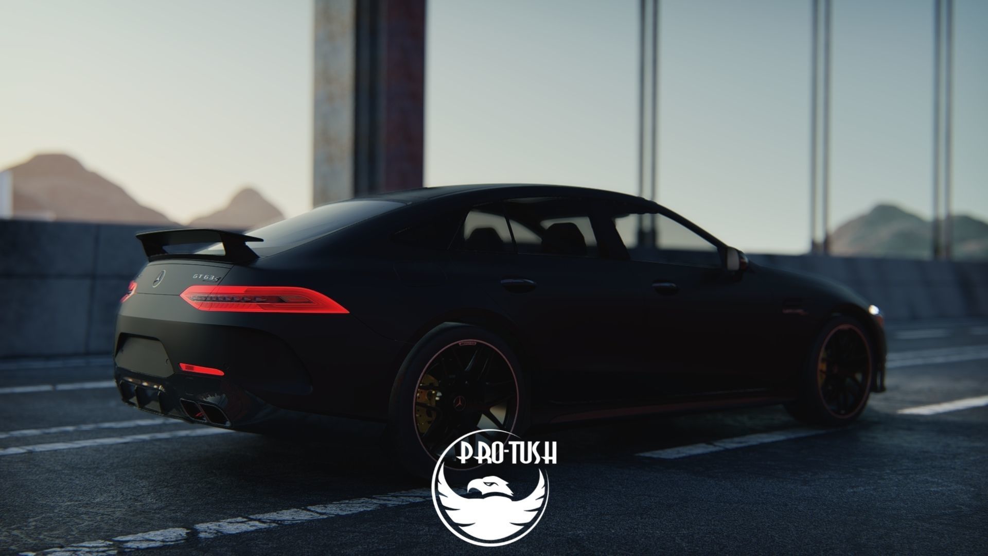 Mercedes AMG GT63 2019 3D model_3