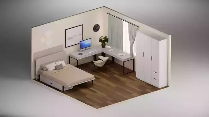 Bedroom interior 