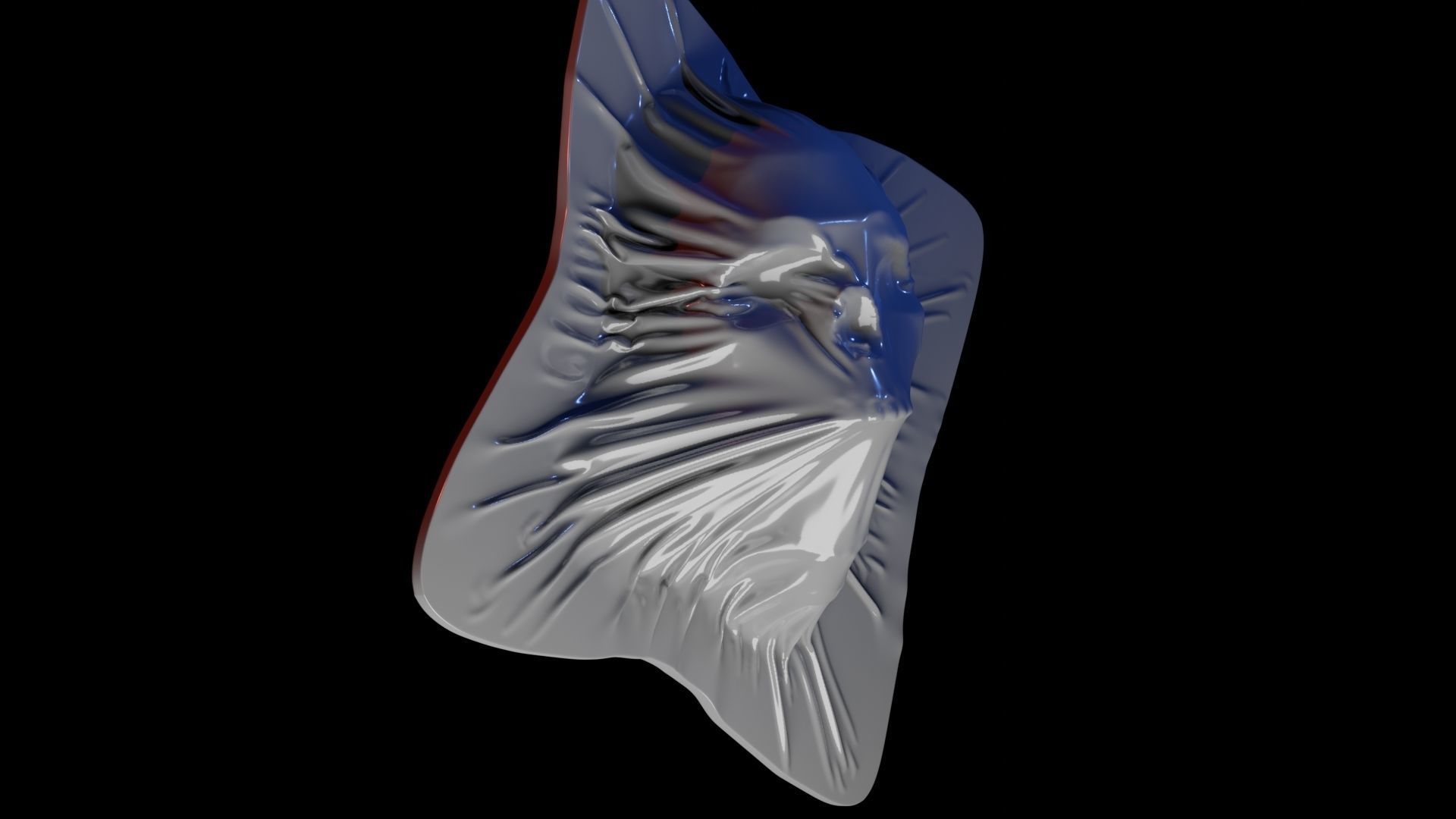 Skull Ghosts thru the wall - Halloween fridge magnets 3D print model_5