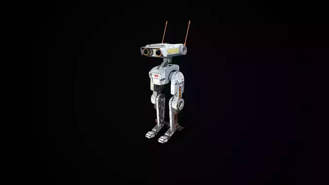 Robot Low-poly 3D model