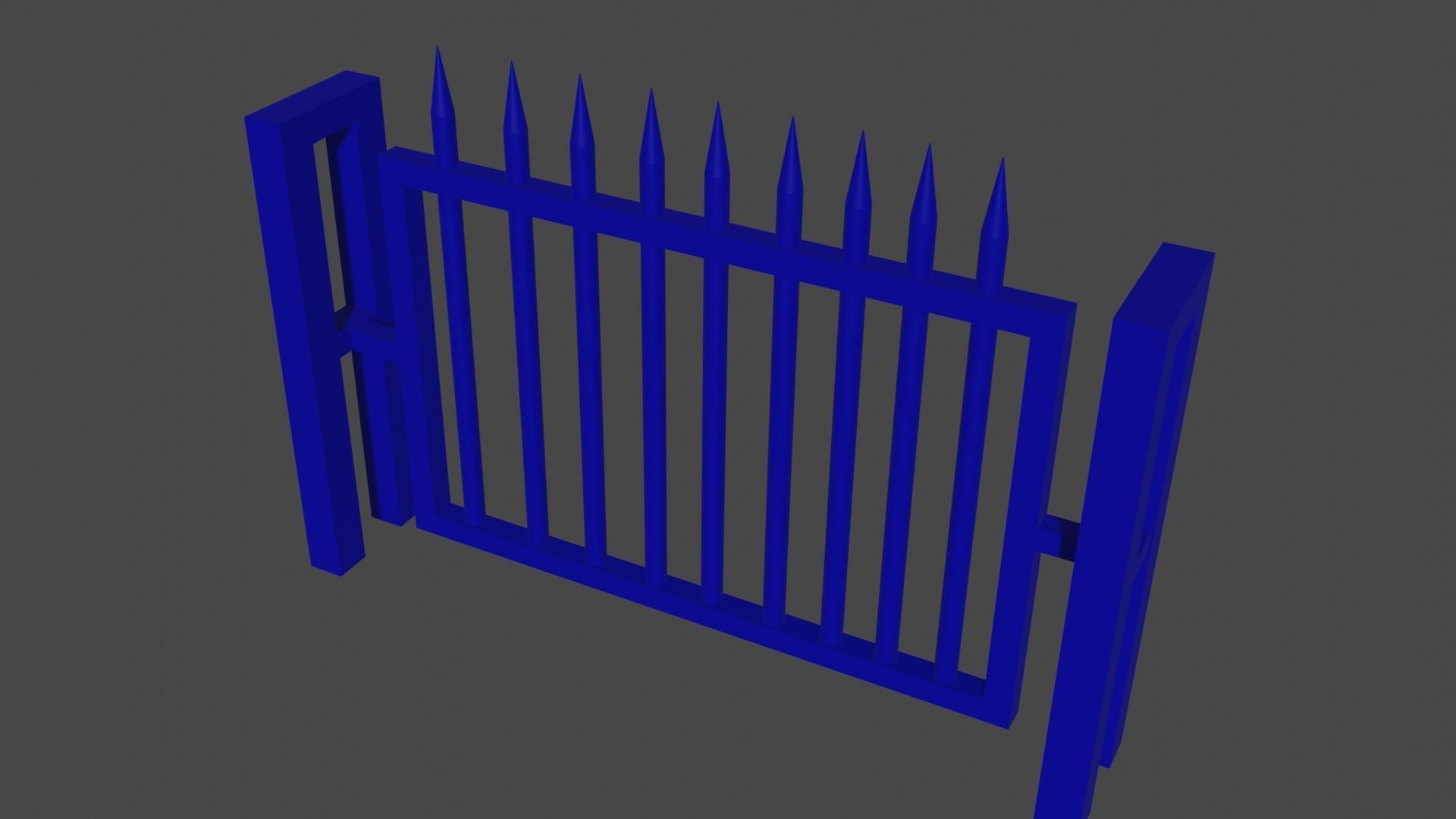 Wallpost Free 3D model_5