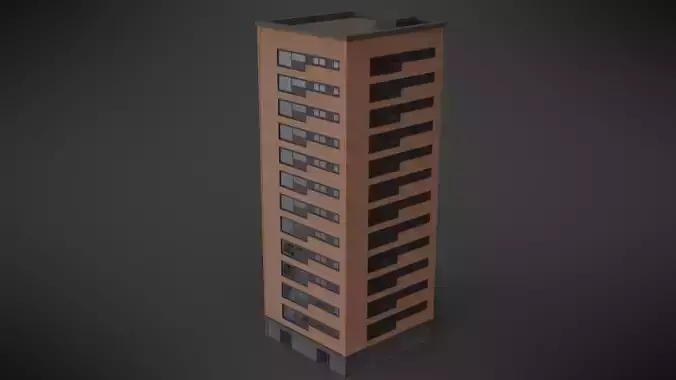 Residential Building PBR Model