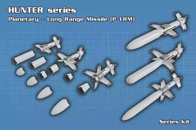Sci Fi Missile Hunter - series Kit