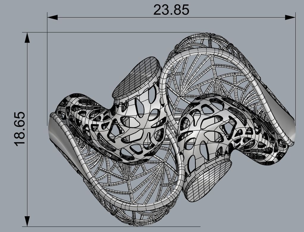 NEW COLLECTION BRACELEST and RING-10PCS 3D print model_30