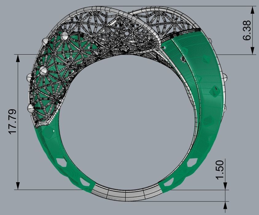 NEW COLLECTION BRACELEST and RING-10PCS 3D print model_11