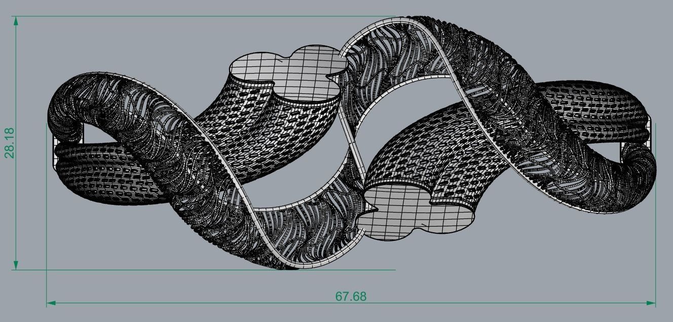 NEW COLLECTION BRACELEST and RING-10PCS 3D print model_21