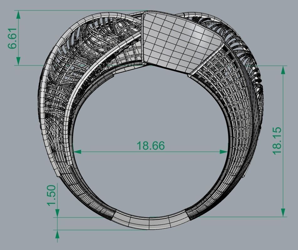 NEW COLLECTION BRACELEST and RING-10PCS 3D print model_35