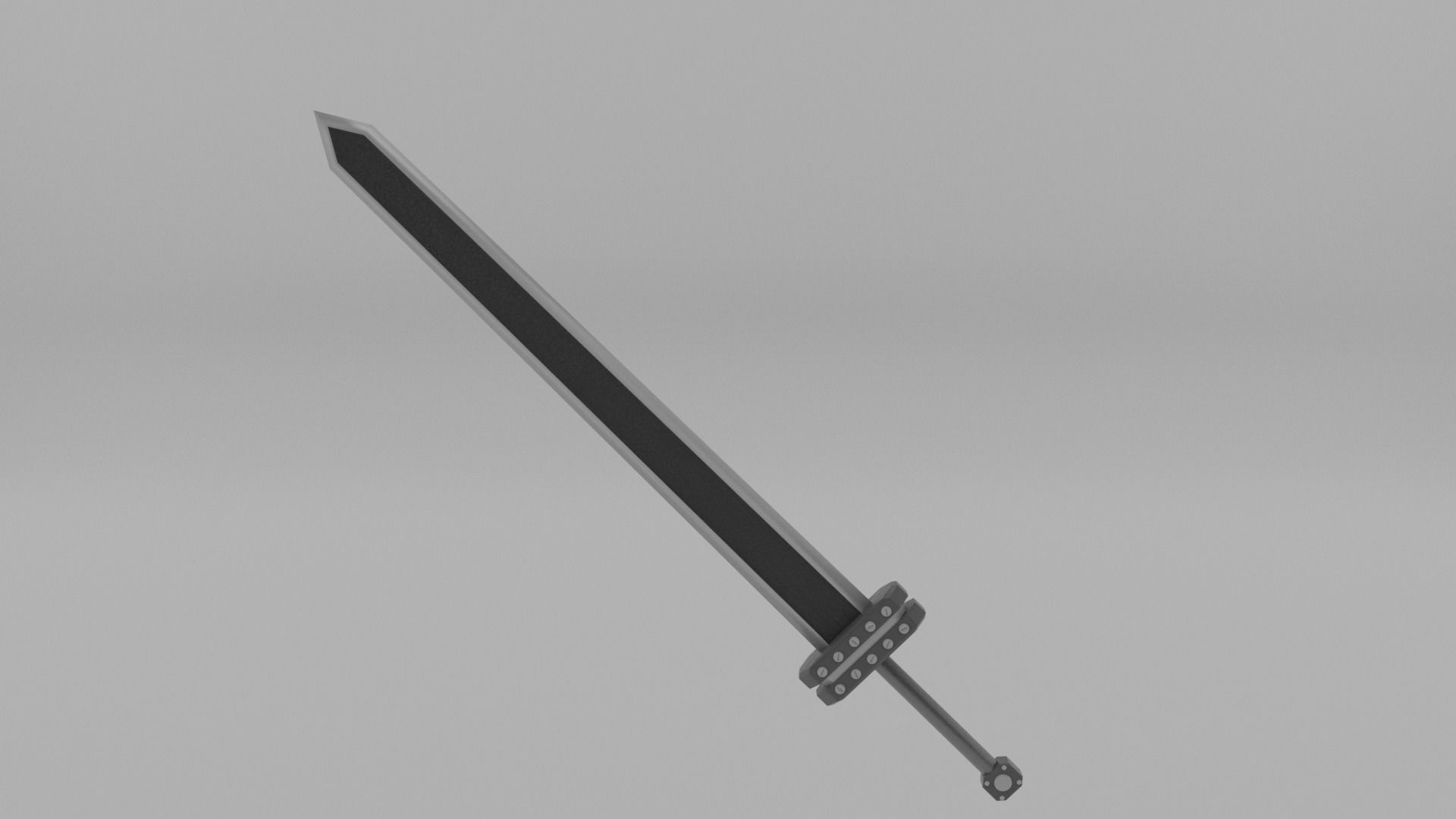 Dragon Slayer Sword - Golden Age Guts Sword 3D model_3