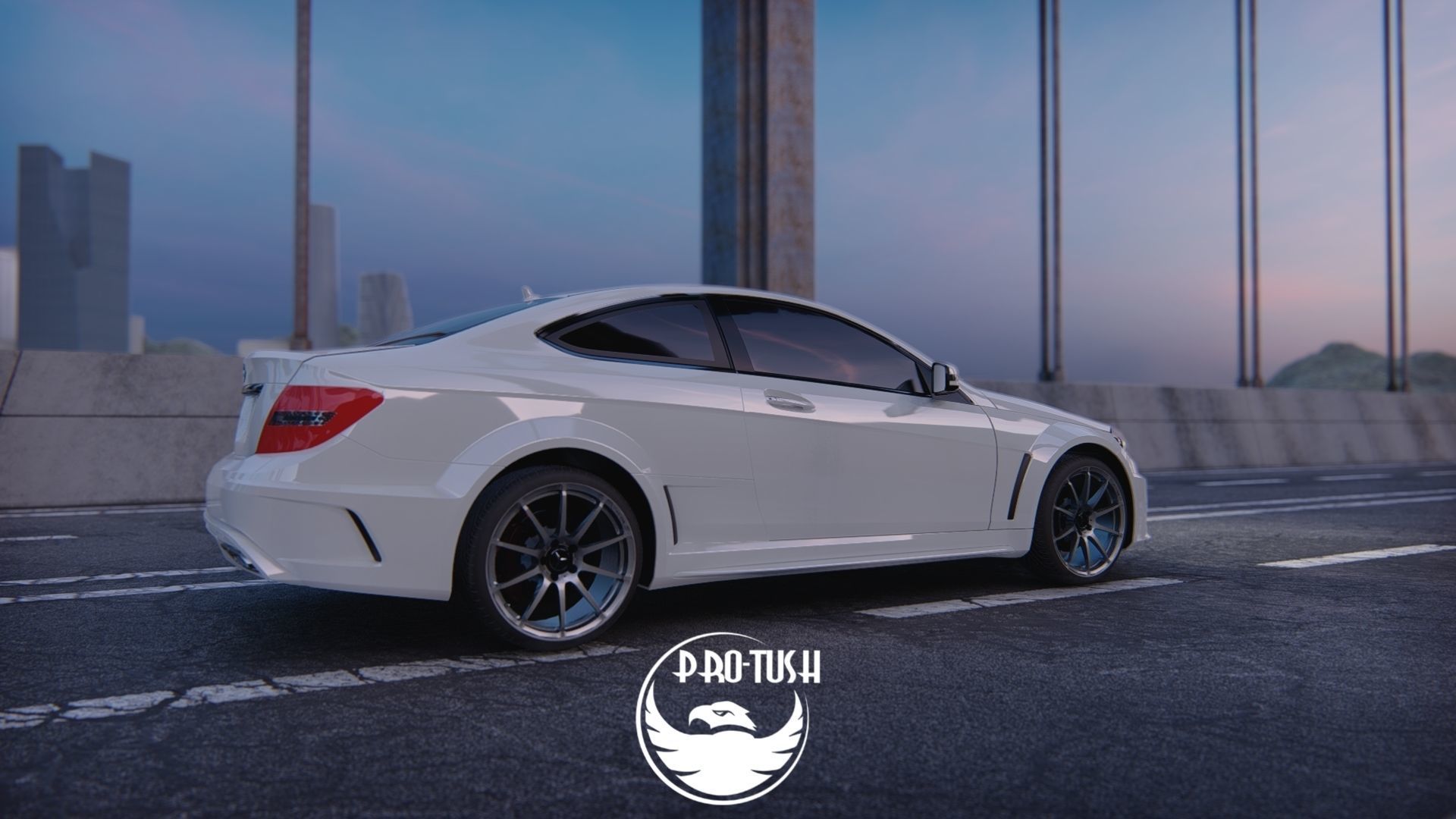 MERCEDES BENZ C63 3D model_17