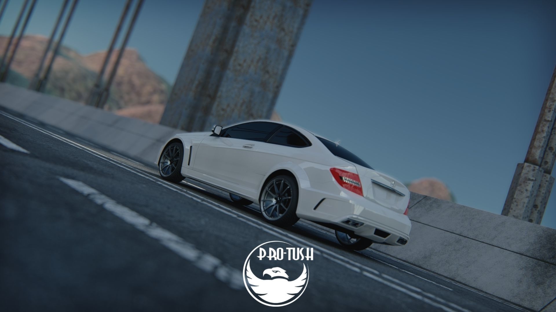 MERCEDES BENZ C63 3D model_9