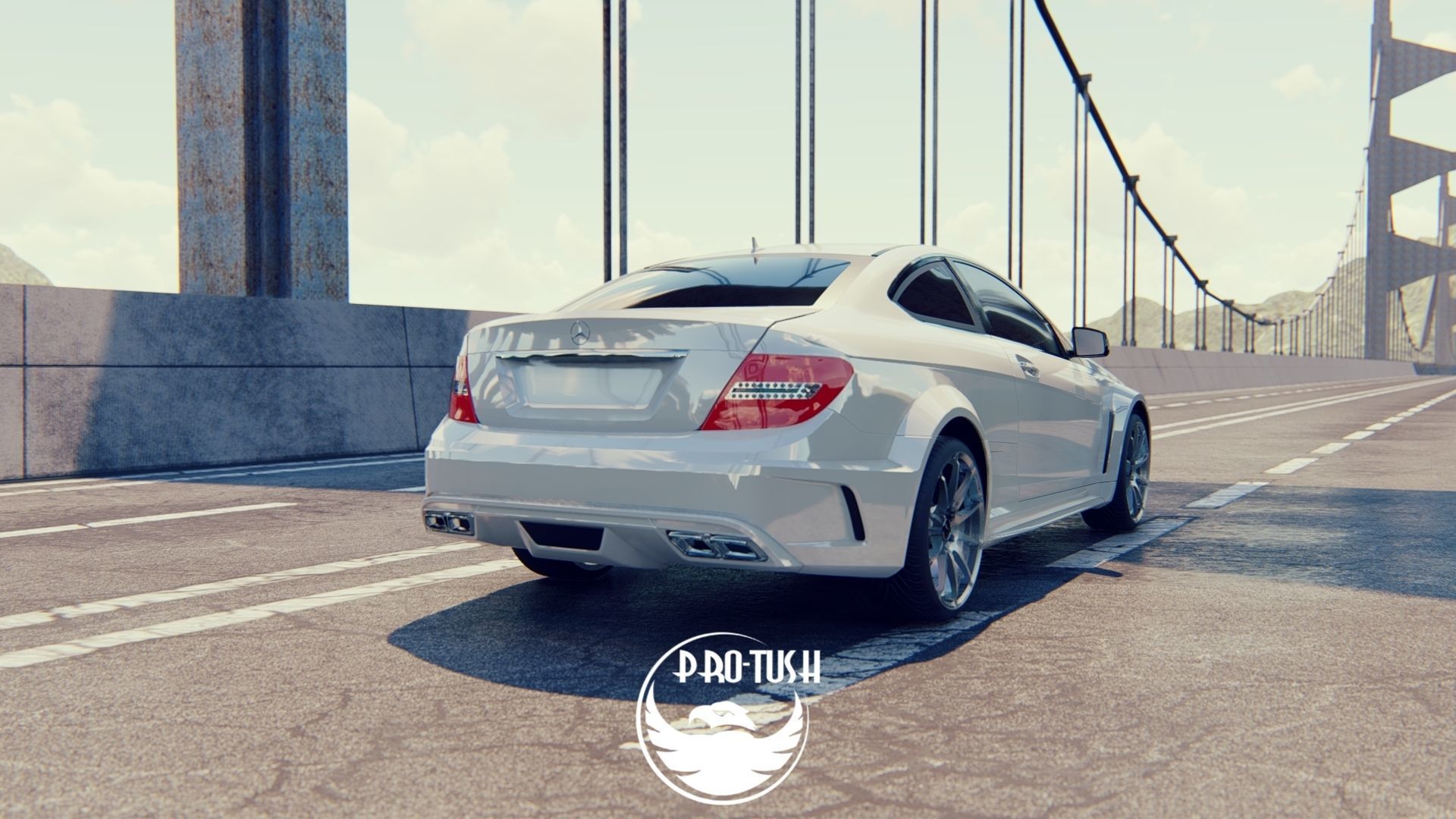 MERCEDES BENZ C63 3D model_7