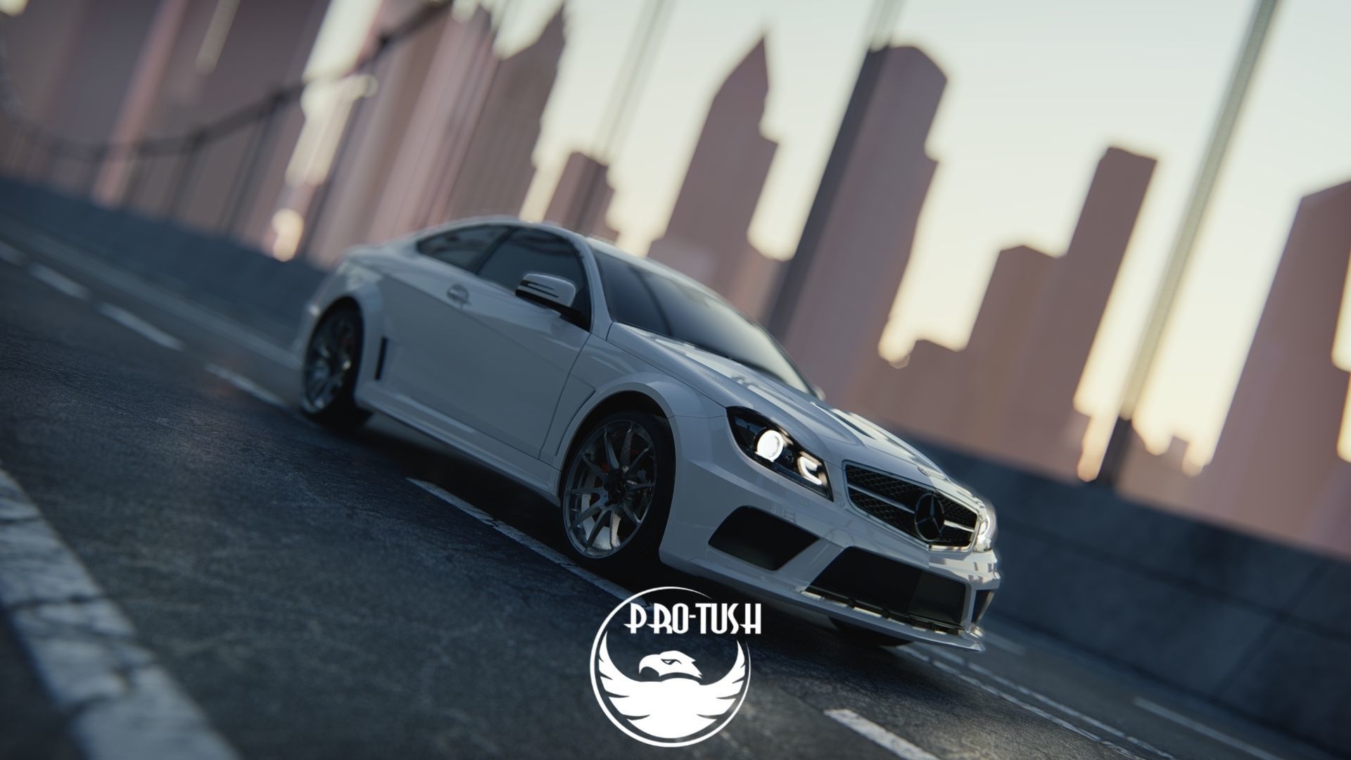 MERCEDES BENZ C63 3D model_2