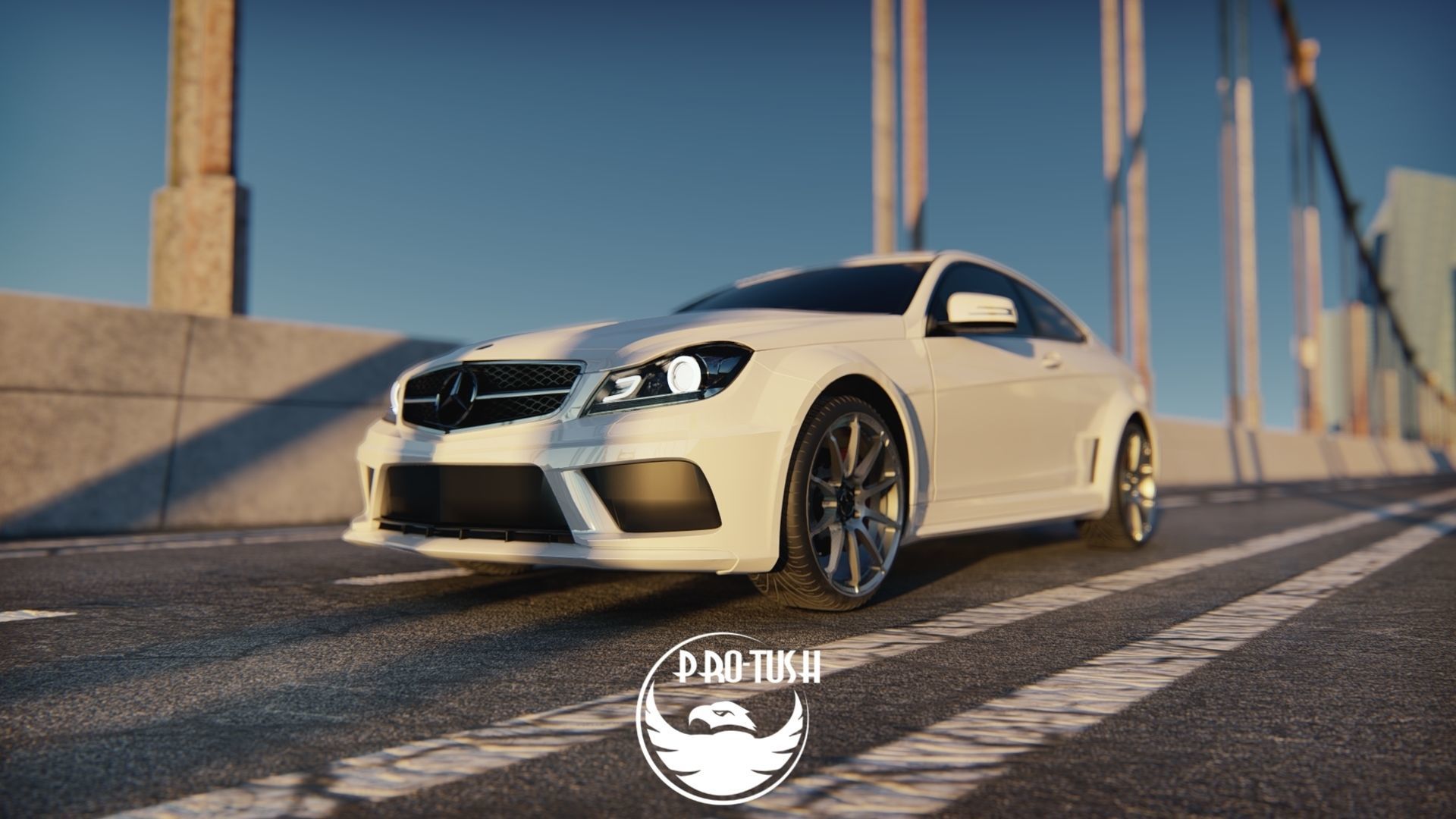 MERCEDES BENZ C63 3D model_13