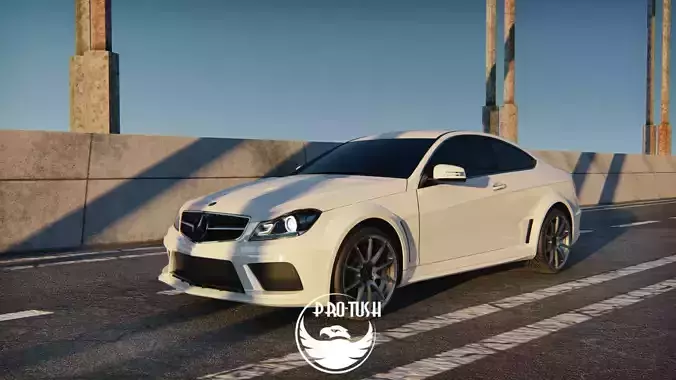 MERCEDES BENZ C63 3D model