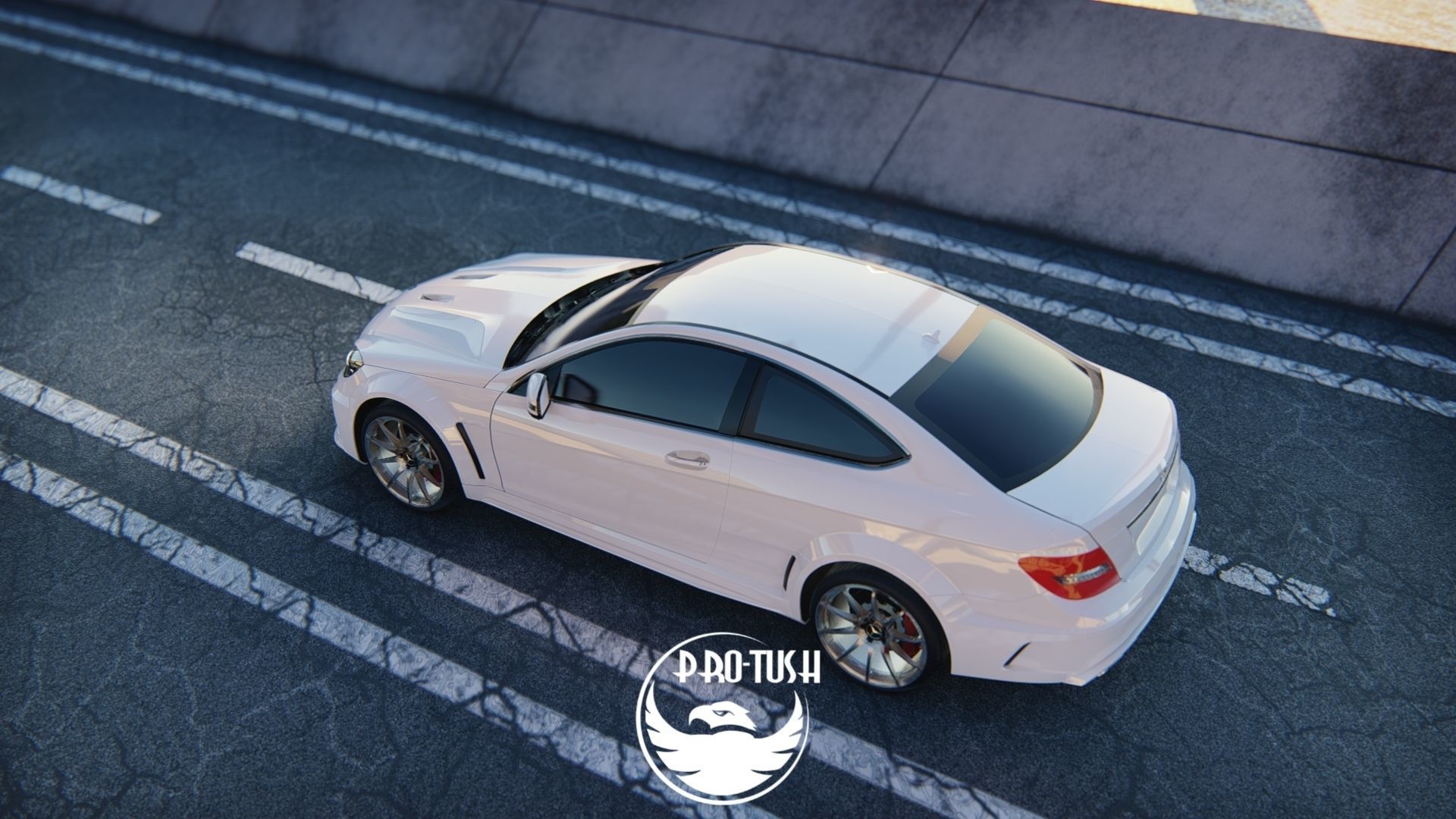 MERCEDES BENZ C63 3D model_11