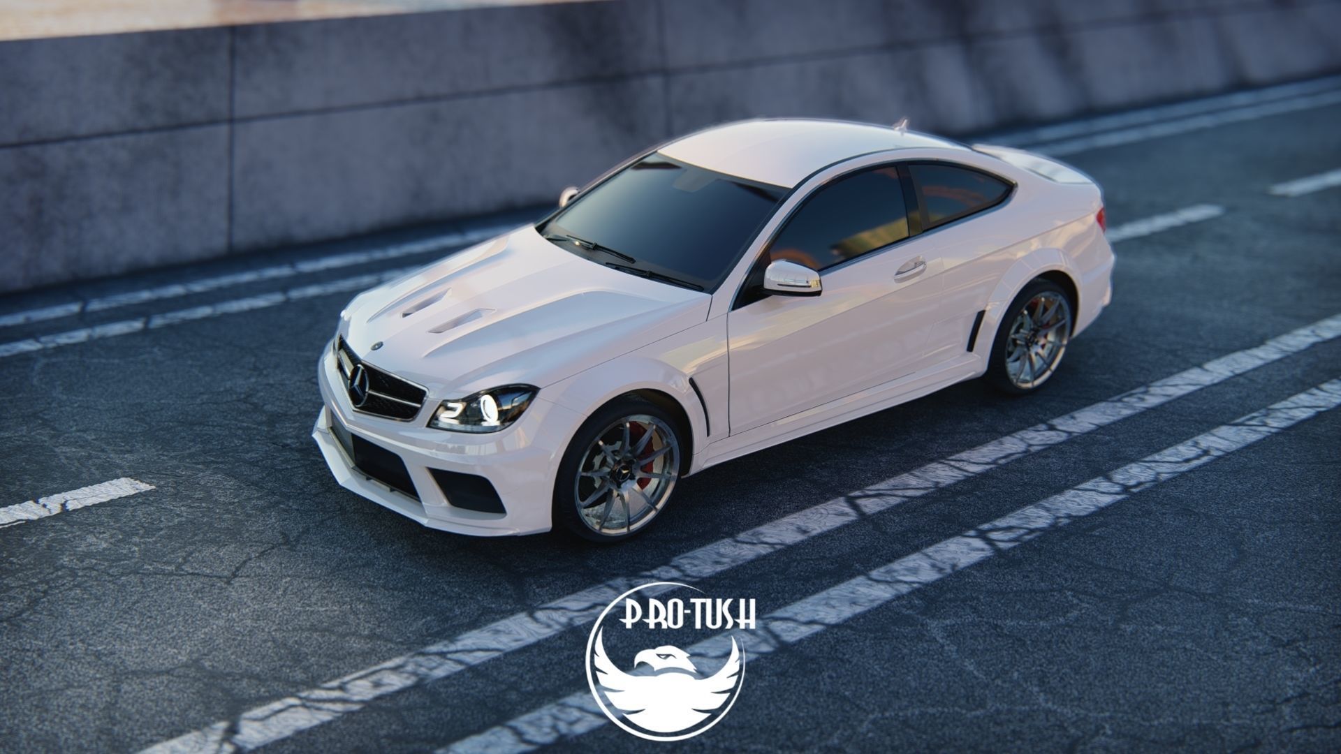 MERCEDES BENZ C63 3D model_10