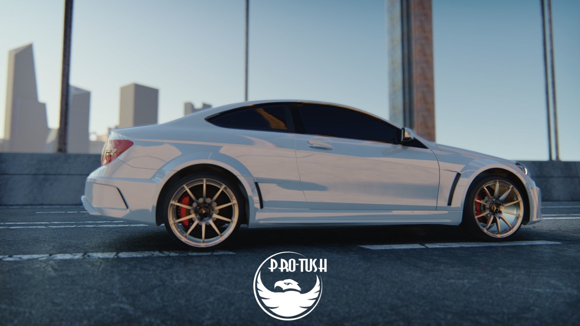 MERCEDES BENZ C63 3D model_19
