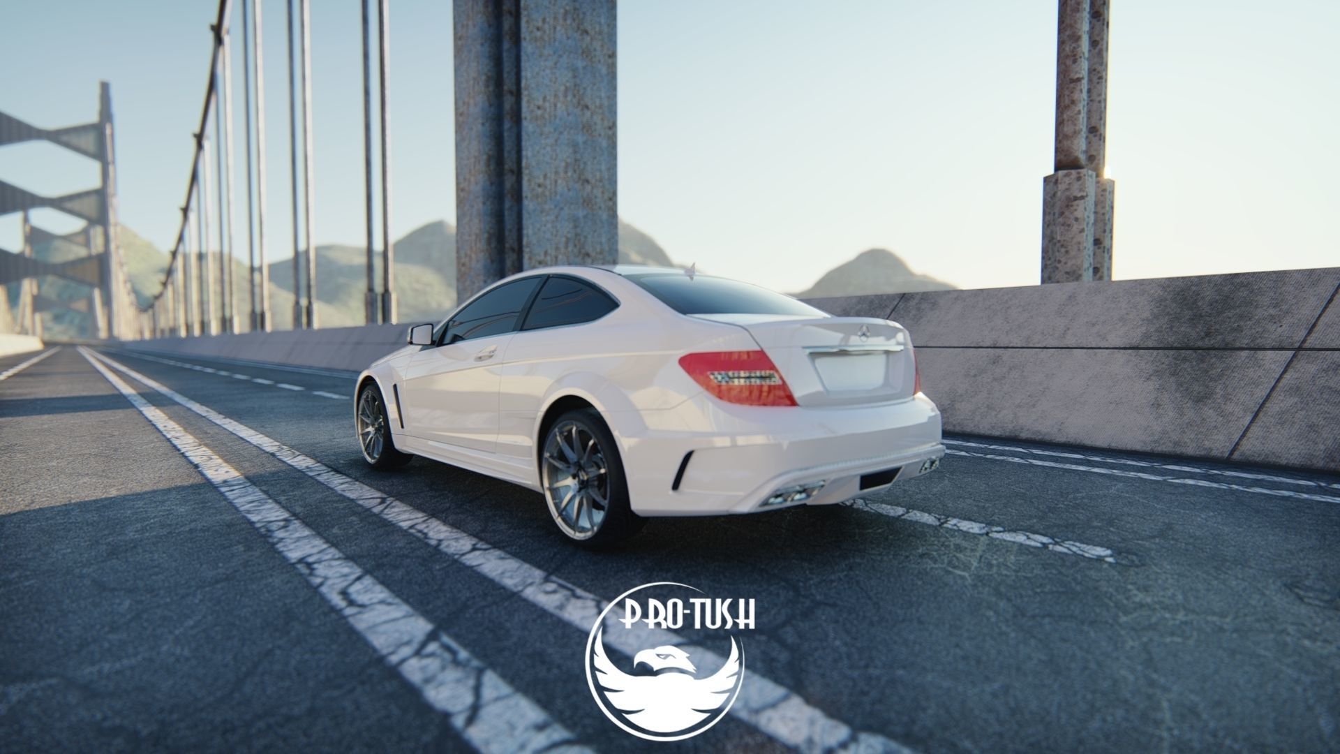 MERCEDES BENZ C63 3D model_6