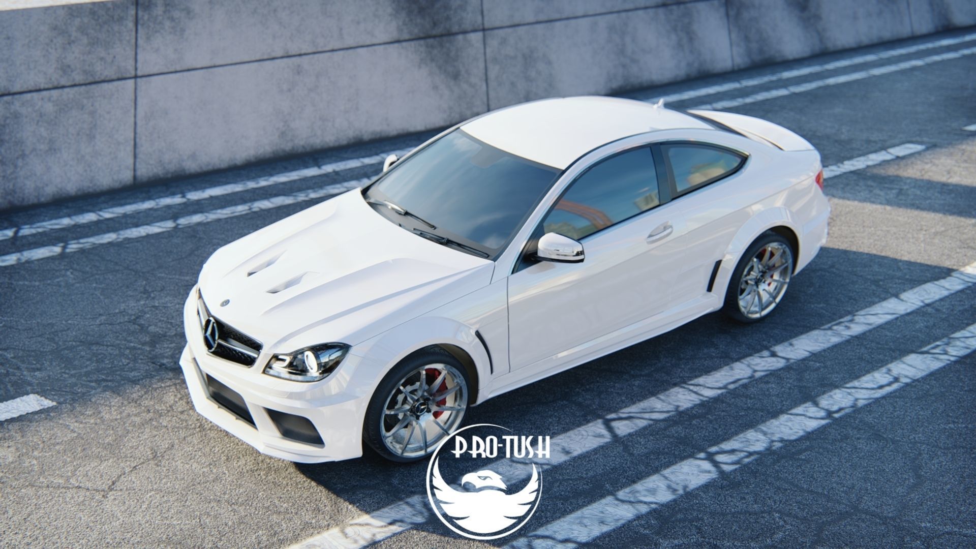 MERCEDES BENZ C63 3D model_15