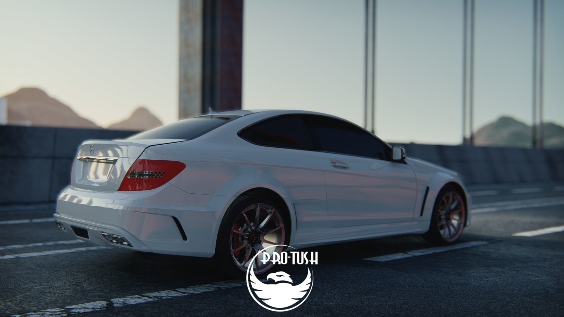MERCEDES BENZ C63 3D model_8