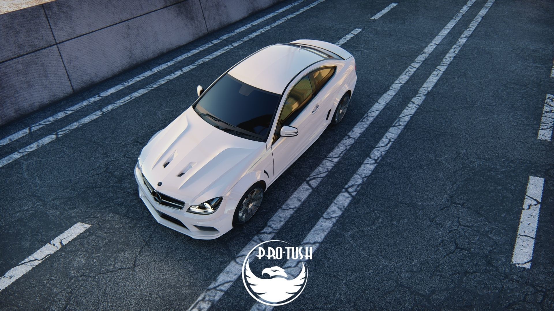 MERCEDES BENZ C63 3D model_5