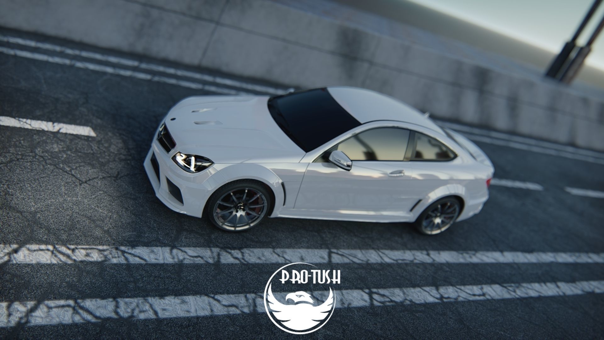 MERCEDES BENZ C63 3D model_14