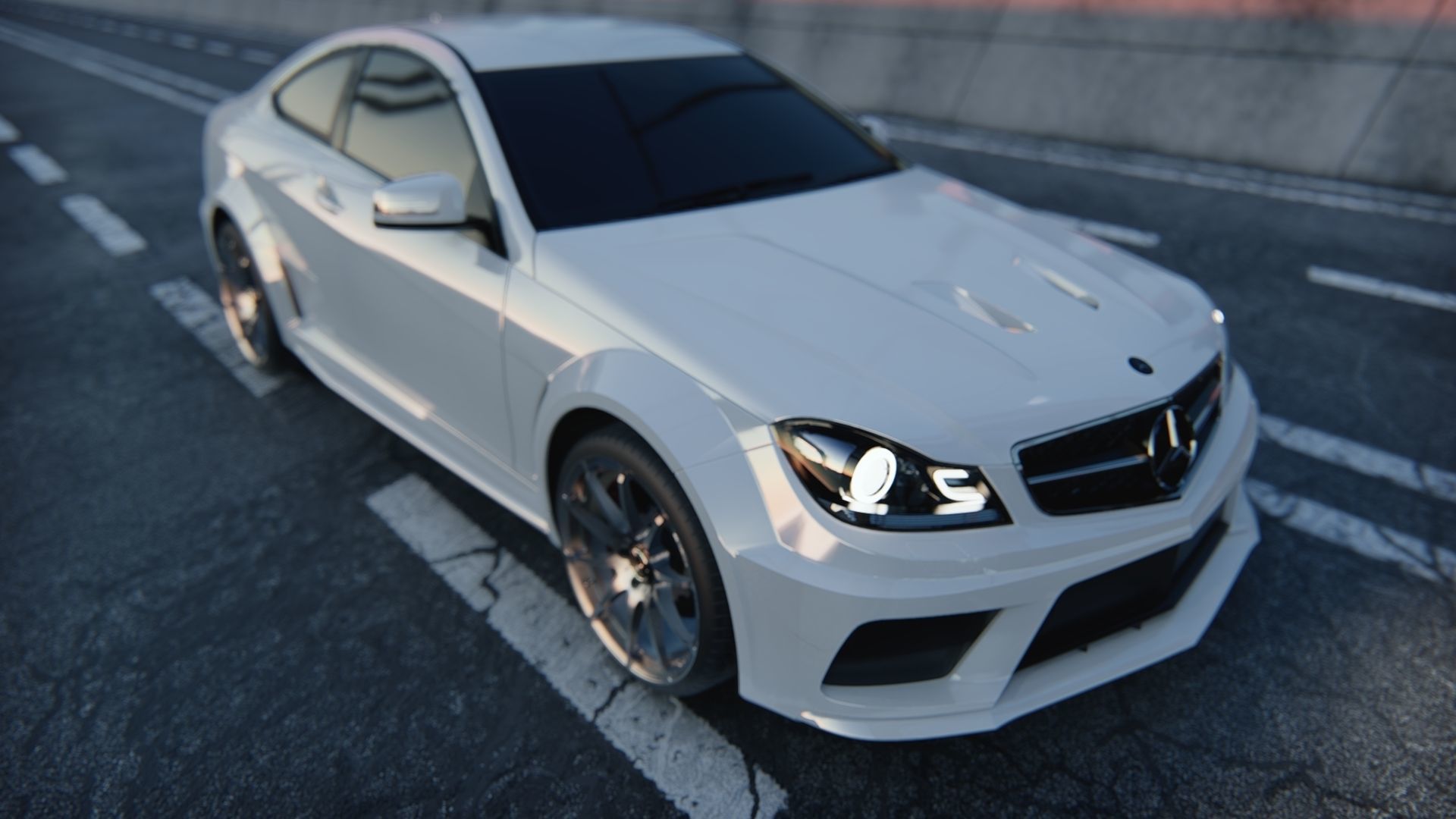 MERCEDES BENZ C63 3D model_20