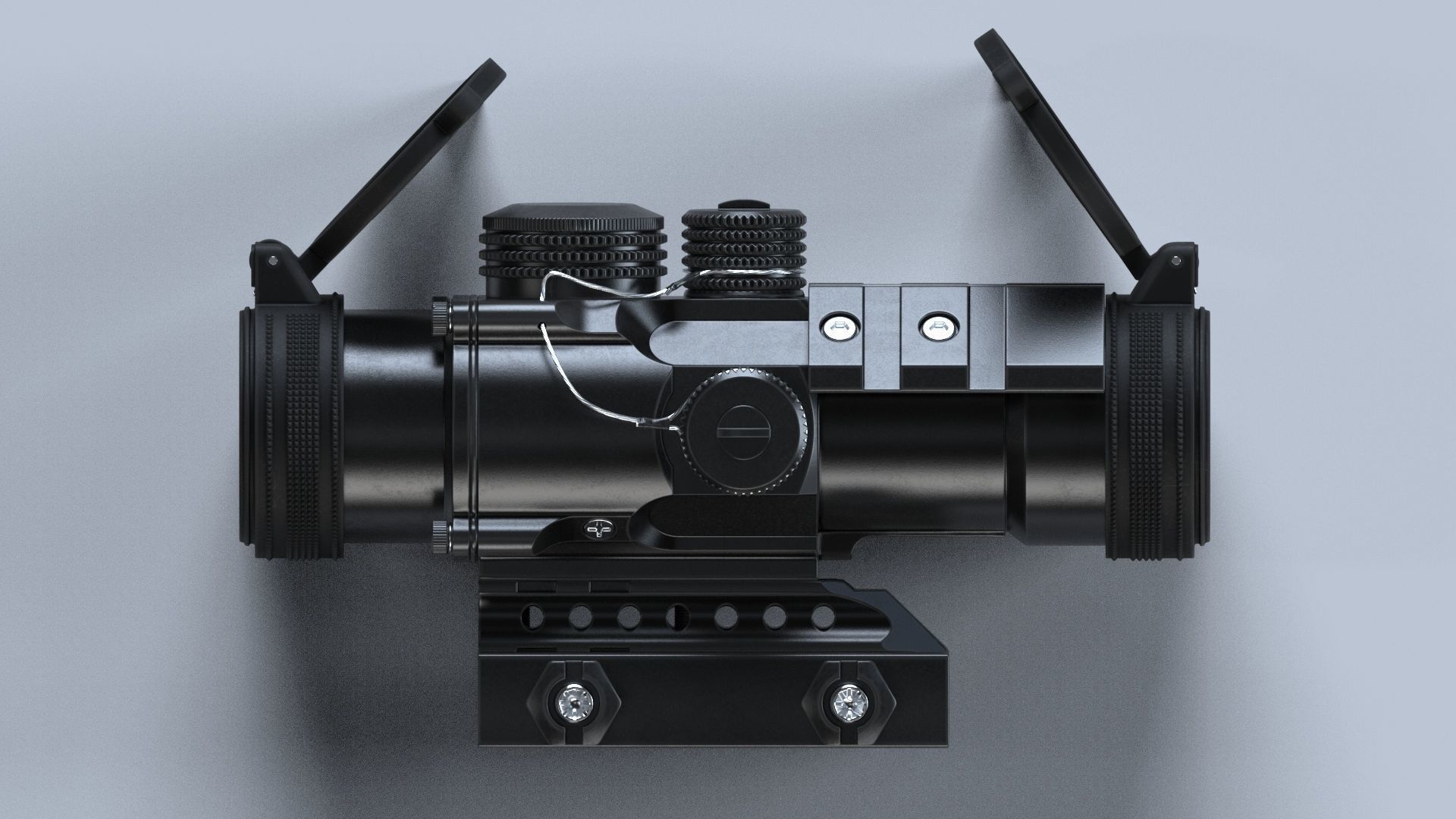 Vortex Spitfire 3x Prism Scope - High-poly 3D model_4