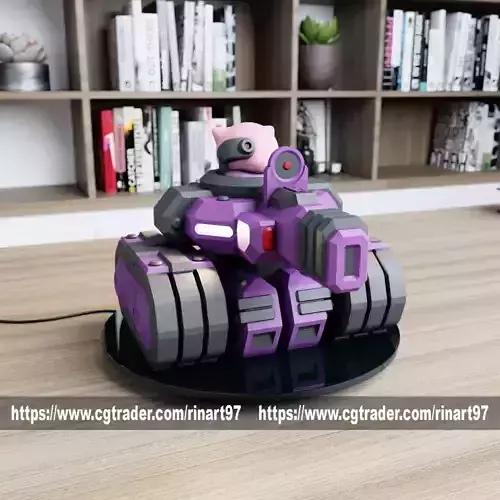 POKEMON - MEW MECHA TANK EASY PRINT NO SUPPORT