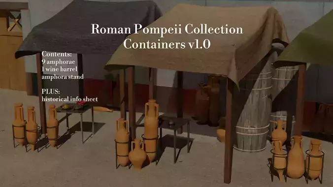 Roman Pompeii Collection--Containers