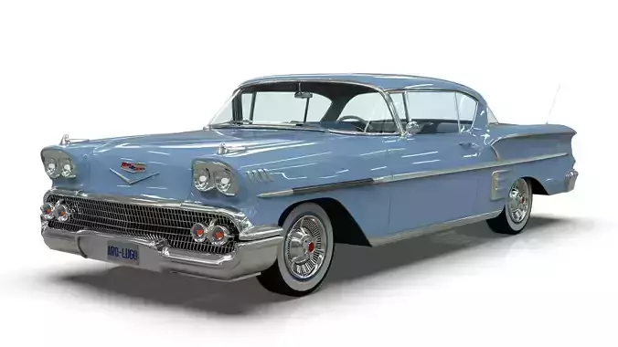 Chevrolet Impala Sport Coupe 1958 3D model